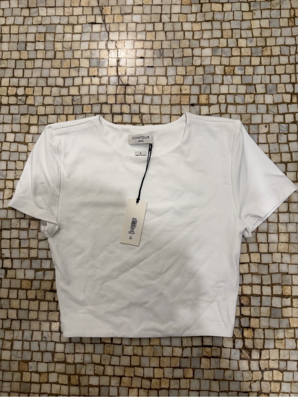 Aritzia Contour Cropped Crew T-Shirt